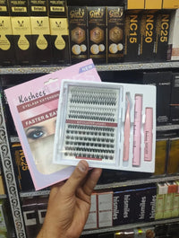 Kashee's 4 In 1 Eyelash Extension Set With Glue & Applicator Light & Thick Lashes Mix