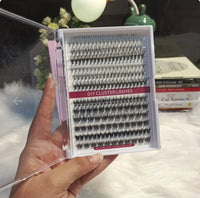 Kashee's 4 In 1 Eyelash Extension Set With Glue & Applicator Light & Thick Lashes Mix