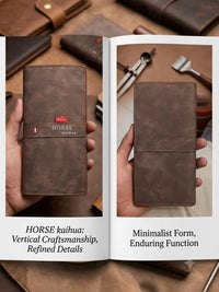Imperial Horse Wallet for Men Bifold Card Hold