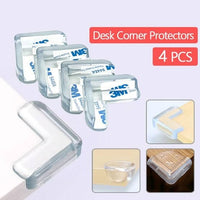 4pcs Table Corner Protector - Child Safety Transparent Silicon Furniture Corner Protectors Self