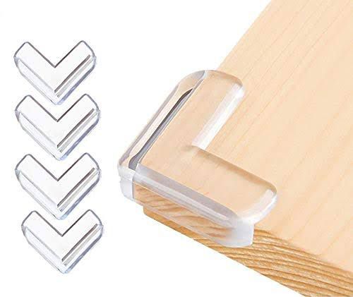 4pcs Table Corner Protector - Child Safety Transparent Silicon Furniture Corner Protectors Self