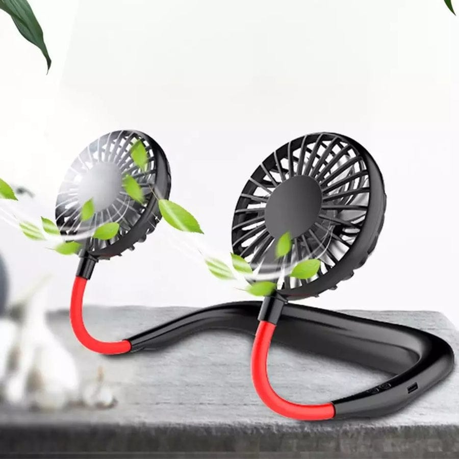 7 Wing Neck Fans Mini Portable Outdoor Fan