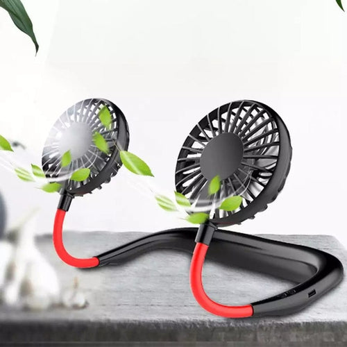 7 Wing Neck Fans Mini Portable Outdoor Fan